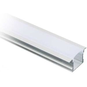 V-Tac Vt-8107 Profilo In Alluminio Da 2m Milky Cover Incasso Per Striscia Led - Sku 3351