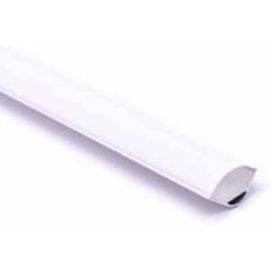 V-Tac Vt-8105 Profilo In Alluminio Angolare Da 2m Milky Cover Per Striscia Led - Sku 3363