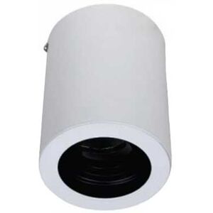 Gu10 Fitting Surface Round White