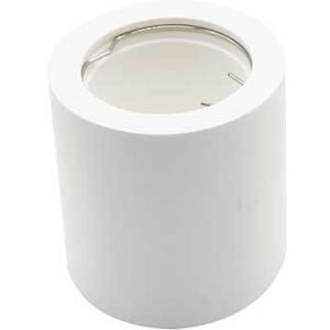 V-Tac Vt-727rd Portafaretto Led Da Soffitto Rotondo In Gesso Bianco Montaggio Plafone Per Lampade Gu10 / Gu5.3 Sku 3665