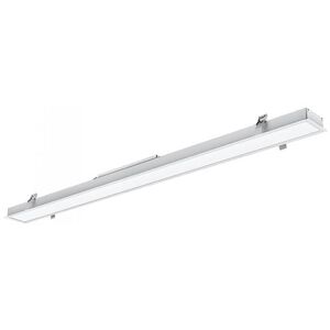 V-Tac Pro Vt-7-41 Plafoniera Led Linear Light Incasso Samsung Chip Smd 40w 3620lm Bianco Naturale 4000k Alluminio Bianco Raccordabile Ip20 - Sku 21381