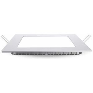 V-Tac Pannello Led Da Incasso Quadrato 18w Luce Bianco Caldo 3000k + Alimentatore - Sku 4869