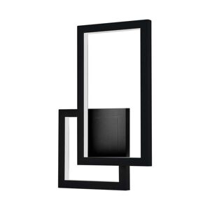 V-Tac Vt-11120 Lampada Led Da Parete Geometrica Doppio Rettangolo E Quadrato 20w Colore Nero Design Moderno 3000k Ip20 Sku 6842