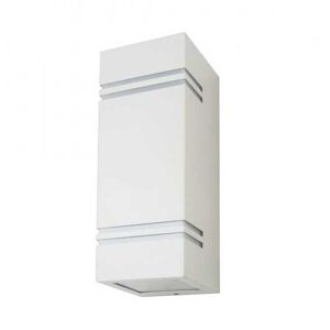 V-Tac Vt-7662 Portalampada Wall Light Quadrato Alluminio Bianco 2xgu10 – Sku 7543