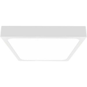 V-Tac Vt-8618w-Sq Plafoniera Led 18w Quadrata Bianca 6500k Colore Bianco Da Soffitto Parete Ip44 - Sku 7626