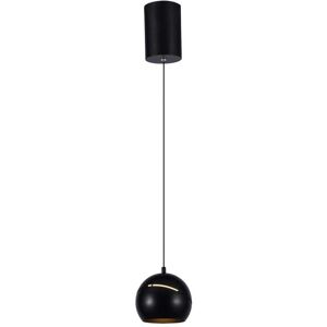 V-Tac Vt-7797 Lampadario Led 8.5w A Sospensione Forma Campana In Metallo Nero Accensione Touch D12cm Regolabile 3000k - 8001