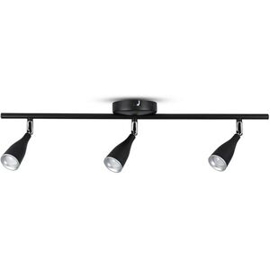 V-Tac Vt-813 Lampada Led 13.5w Ruotabile Da Parete Nero Tripla Testa Luce Bianco Caldo 3000k - Sku 8271