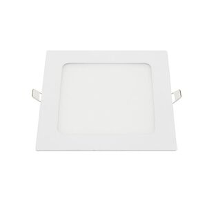 Pannello Led 12w Quadrato Da Incasso Bianco Caldo 3000k + Driver