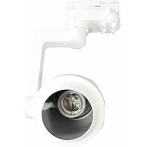 V-Tac Portalampada Binario 4 Poli Orientabile Lampadina Par20 E27 Bianco 3554