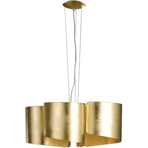 Lampadario Sospensione Imagine Class Colore Oro 60W, Mis 63 x 120 cm