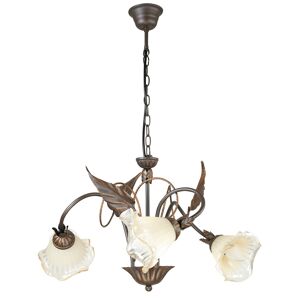 Lampadario Autunno Decorative Colore Marrone 40W Mis 60 x 80 cm