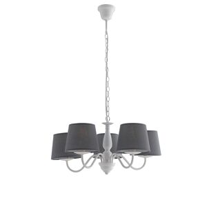 Lampadario Favola Decorative Colore Bianco 40W Mis 56 x 100 cm