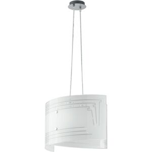 Lampadario Sospensione Concept Coordinati Colore Bianco 60W Mis 45 x 120 cm