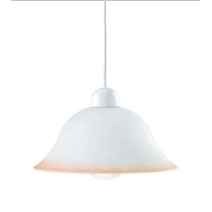 Lampadario Sospensione Settecento Henging Colore Bianco Rosa 60W