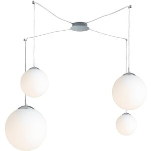 Lampadario Sospensione City Class Colore Bianco 4xE27 max 60W