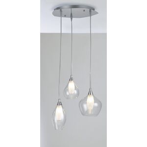 Lampadario Sospensione Skyline Class Colore Cromo 28W