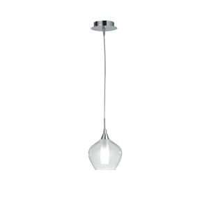 Lampadario Sospensione Skyline Class Colore Cromo 28W