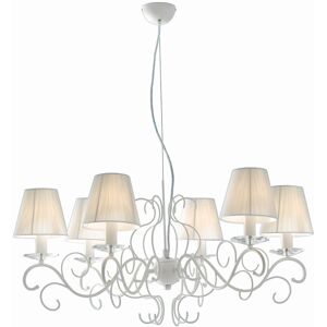 Lampadario Perla Classico Colore Bianco 40W