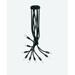 Lampadario Plafoniera Lover Eclettico Colore Nero 40W Mis 120 x 150 cm