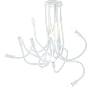 Lampadario Plafoniera Lover Eclettico Colore Bianco 40W Mis 120 x 150 cm