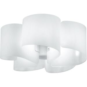 Lampadario Plafoniera Imagine Class Colore Bianco 60W Mis 63 x 29,5 cm