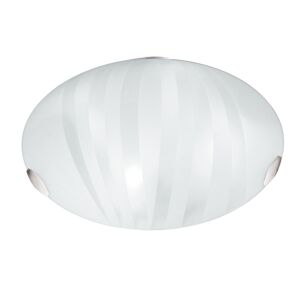 Lampadario Plafoniera Kuna Ceiling Lamp Colore Bianco 60W Mis 50 cm
