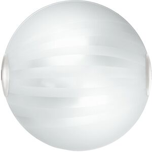 Lampadario Plafoniera Kuna Ceiling Lamp Colore Bianco 60W Mis 30 cm