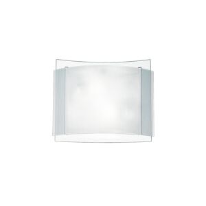 Lampadario Plafoniera Righe Ceiling Lamp Colore Bianco 60W Mis 38 x 35 cm