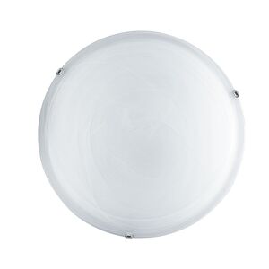 Lampadario Plafoniera Duna Ceiling Lamp Colore Bianco 60W Mis 40 cm