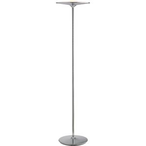 Lampadario Piantana Led Ikon Moderno Colore Cromo 36W Dim 42 x 183 cm