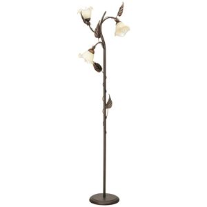 Lampadario Piantana Autunno Decorative Colore Marrone 40W Mis 48 x 172 cm