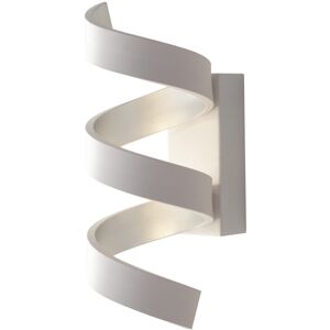 Lampadario Applique Led Helix Moderno Colore Bianco Silver 9W Dim 10 x 26 x 13,5 cm