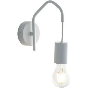 Lampadario Applique Habitat Eclettico Colore Bianco 40W Dim 8 x 22 x 18 cm