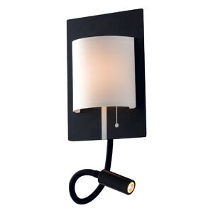 Lampadario Applique Led Pop Eclettico Colore Nero Bianco 6W Mis 16 x 35 x 18 cm