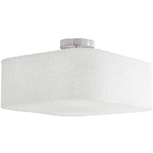 Lampadario Applique Led Wharol Eclettico Colore Bianco Nero 6W Mis 25 x 25 x 8,7 cm