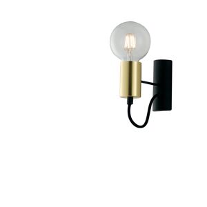 Lampadario Applique Axon Class Colore Nero Oro 60W Mis 5 x 17 x 16 cm