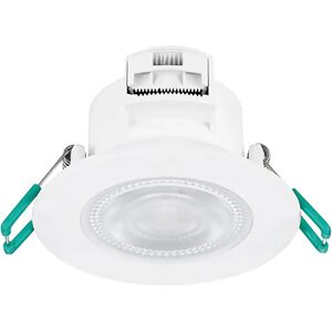 Tecnomat FARETTO INCASSO LED SYLVANIA SYLSPT 5,5W 550lm CCT BIANCO CON GHIERA SILVER FORO Ø74mm IP65