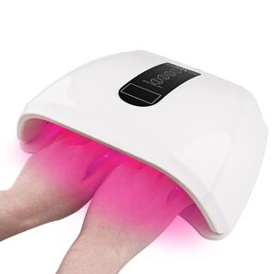 Lampada Led UV manicure per estetista due mani centro estetico professionale luce rosa 96W