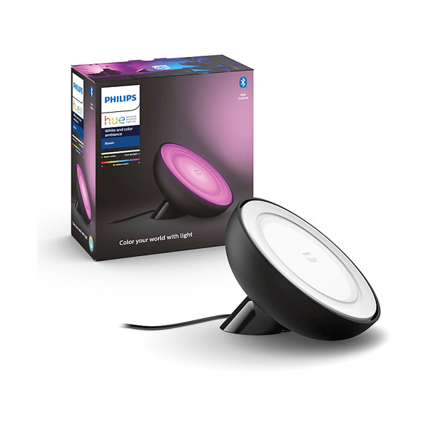 philips lampada led  hue bloom nera wireless