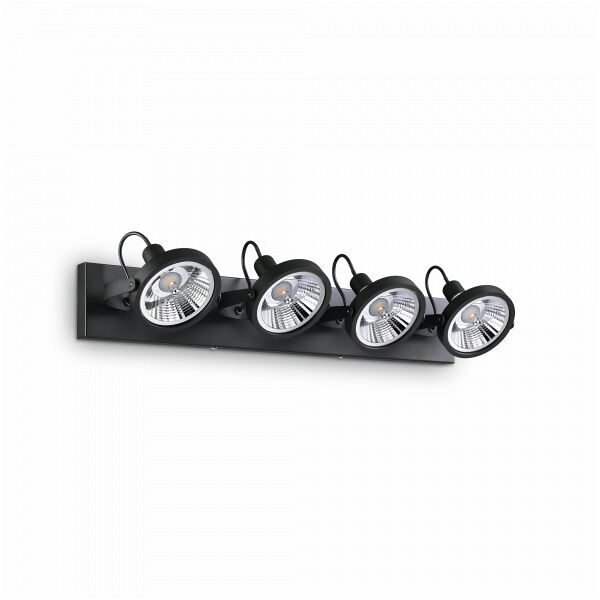 ideal lux glim pl4 led - nero