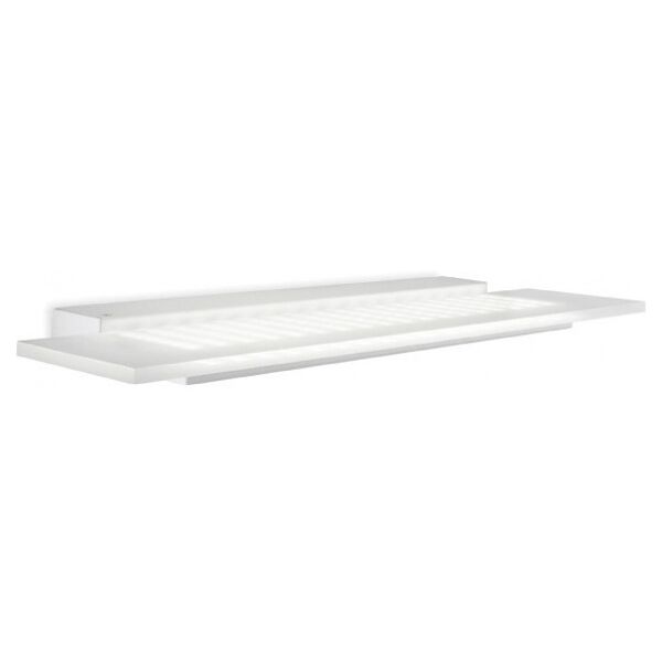 linea light lampada da parete dublight led l - bianco