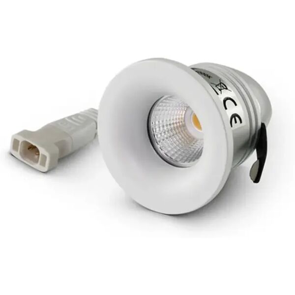 faretti led incasso cartongesso 4w angolo 60° 320 lumen 3000k bianco