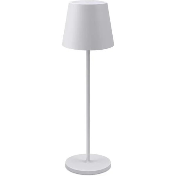 lampada da tavolo ricaricabile led bianca touch dimmerabile esterno interno 2700k