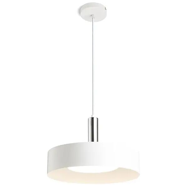 lampada a sospensione design e27 soffitto bianco cromo