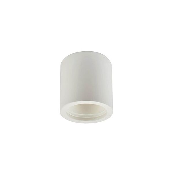 leddiretto applique da soffitto in gesso pitturabile, h70mm, 1xgu10