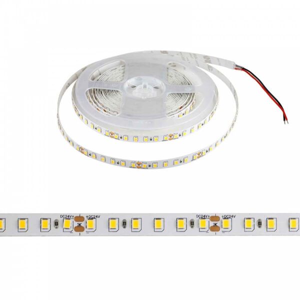 leddiretto striscia led 2835/120 - ip20 - 15w/m - 5m - 24v - chip lumileds