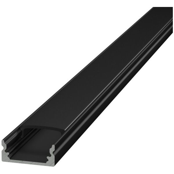 leddiretto profilo slim 1m e 2m nero (per striscia led)