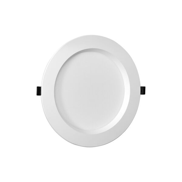 leddiretto faro da incasso 24w, foro Ø180mm - 210mm bianco da 2.040lm rotondo