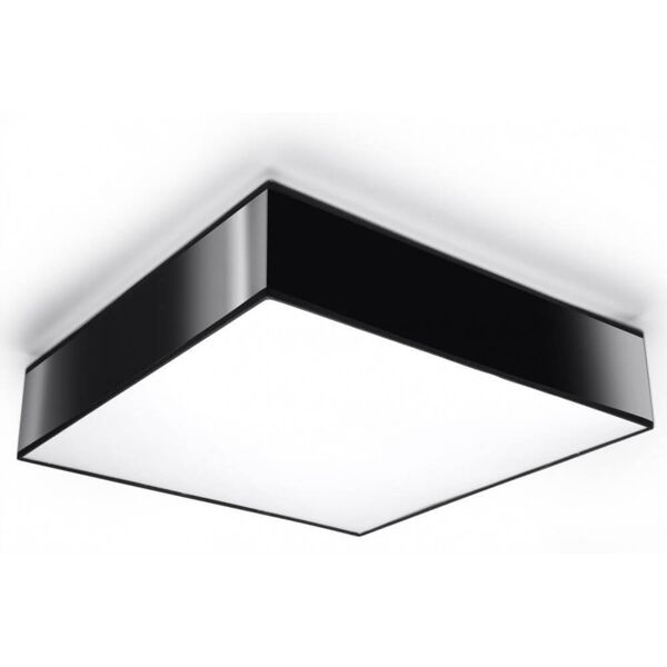 sollux plafoniera horus 45 black da soffitto