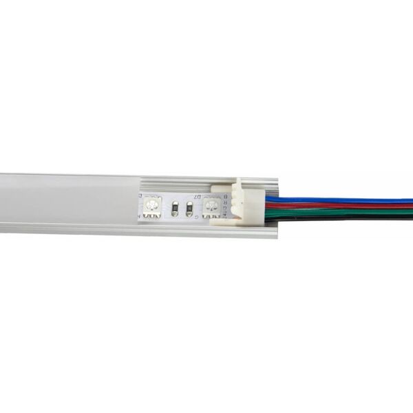 leddiretto connettore striscia-cavo rgb 10mm conf. 4pz